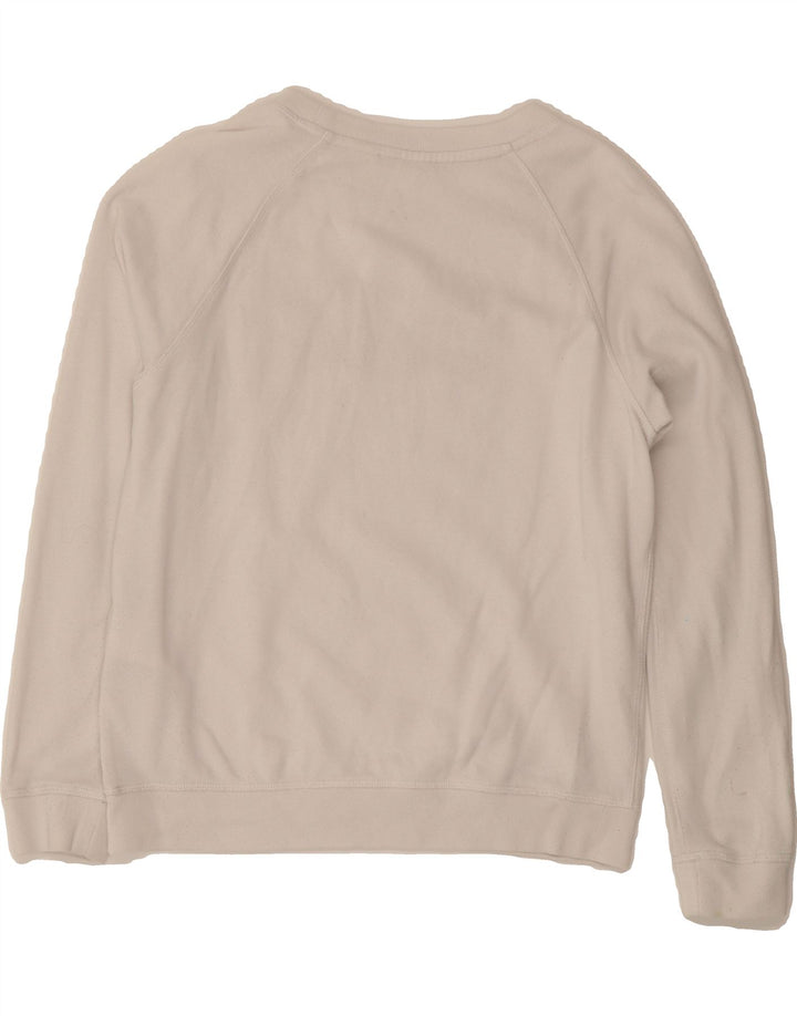 LEVI'S Womens Graphic Sweatshirt Jumper UK 14 Medium White Cotton Vintage Levi's and Second-Hand Levi's from Messina Hembry 