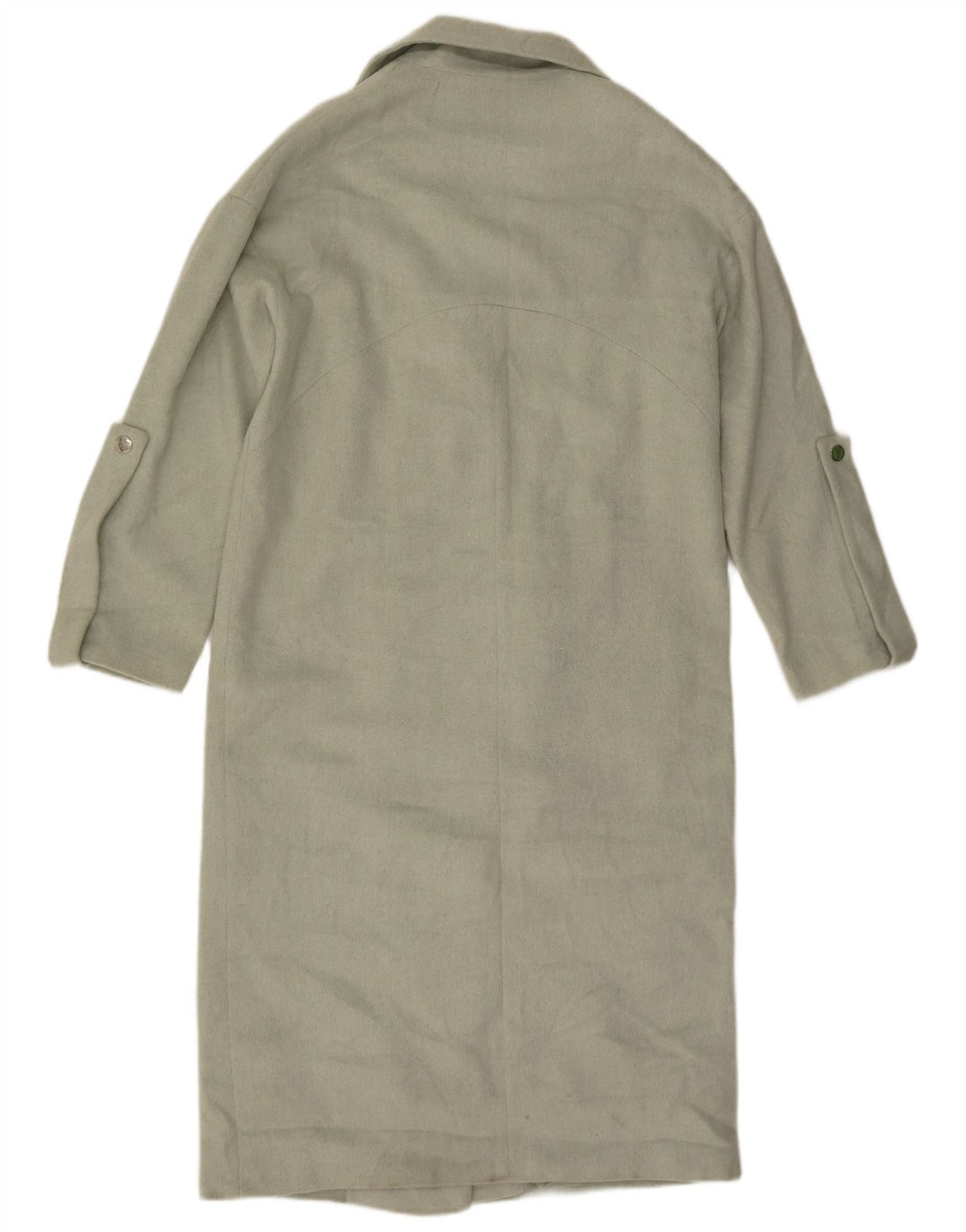 Topshop Dame Overfrakke UK 12 Medium Grøn Polyester