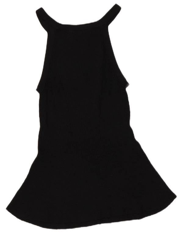 Massimo Dutti Womens Regular Vest Top UK 12 Medium Black