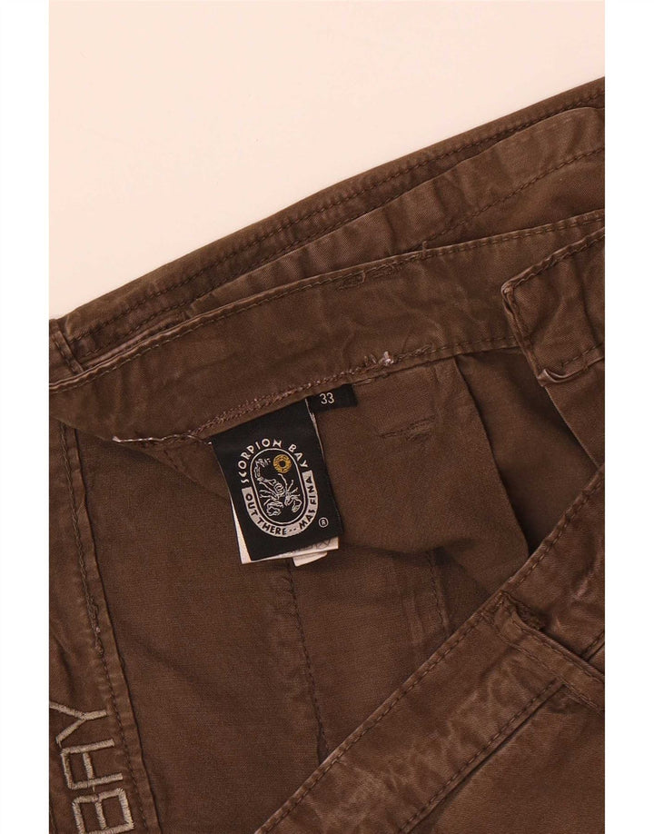 Scorpion Bay Herre Regular Chino Shorts W33 Medium Brown Bomuld