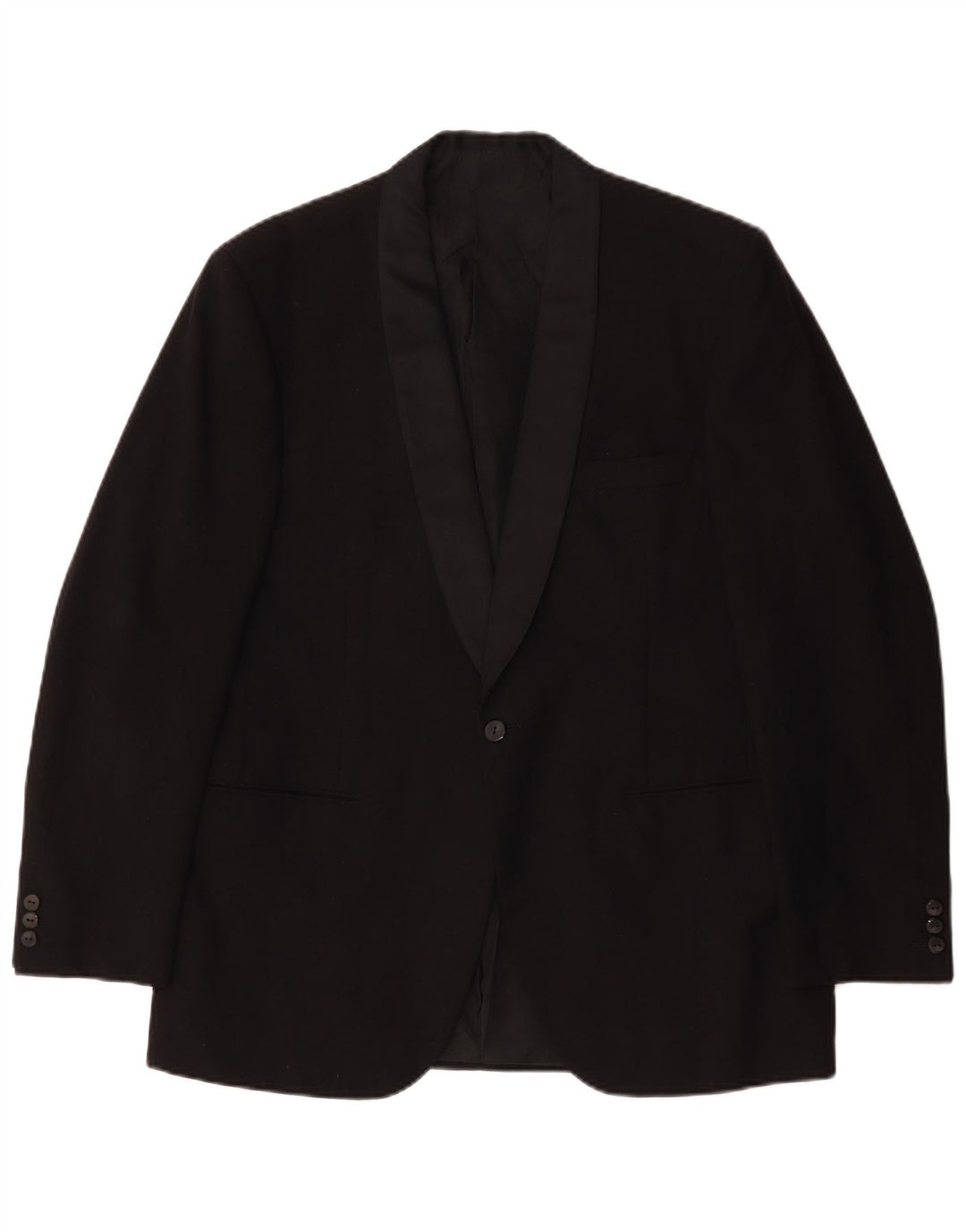 Facis Herre 1 Knap Blazer Jacket IT 52 XL Sort