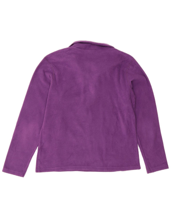 The North Face Girls Fleecetrøje med lynlås 14-15 år XL Lilla Polyester