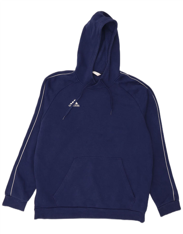 Adidas Herre hættetrøje XL Blå bomuld