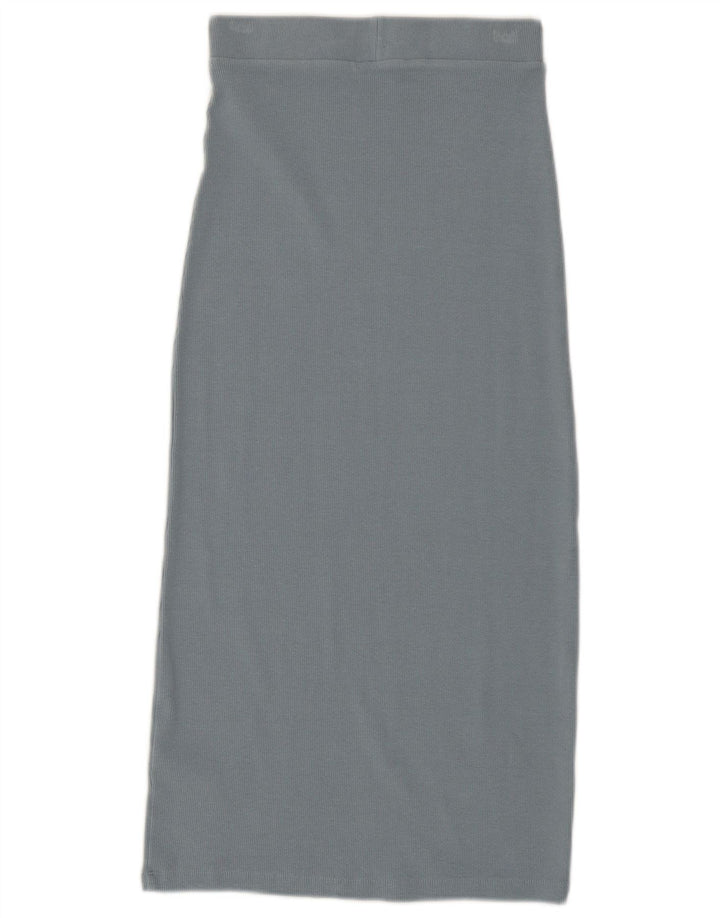 Zara Midi-nederdel med høj talje, lille W26 Blå