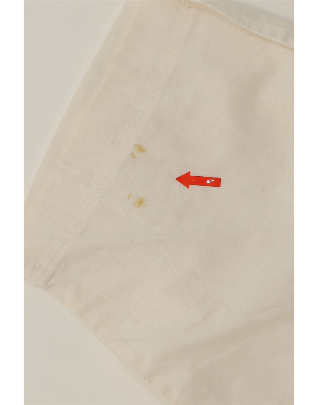 HENRY MORELL Mens Short Sleeve Pullover Shirt Medium White Vintage Henry Morell and Second-Hand Henry Morell from Messina Hembry 