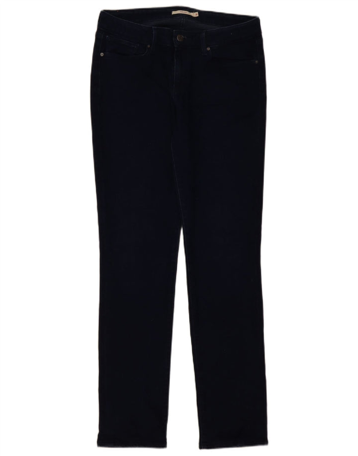LEVI'S Dame 712 Slim Jeans W31 L32 Blå Bomuld