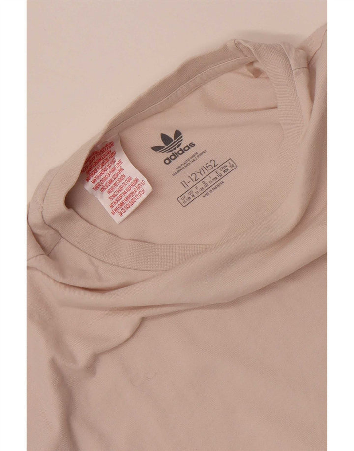 Adidas Boys T-Shirt Top 11-12 år Hvid