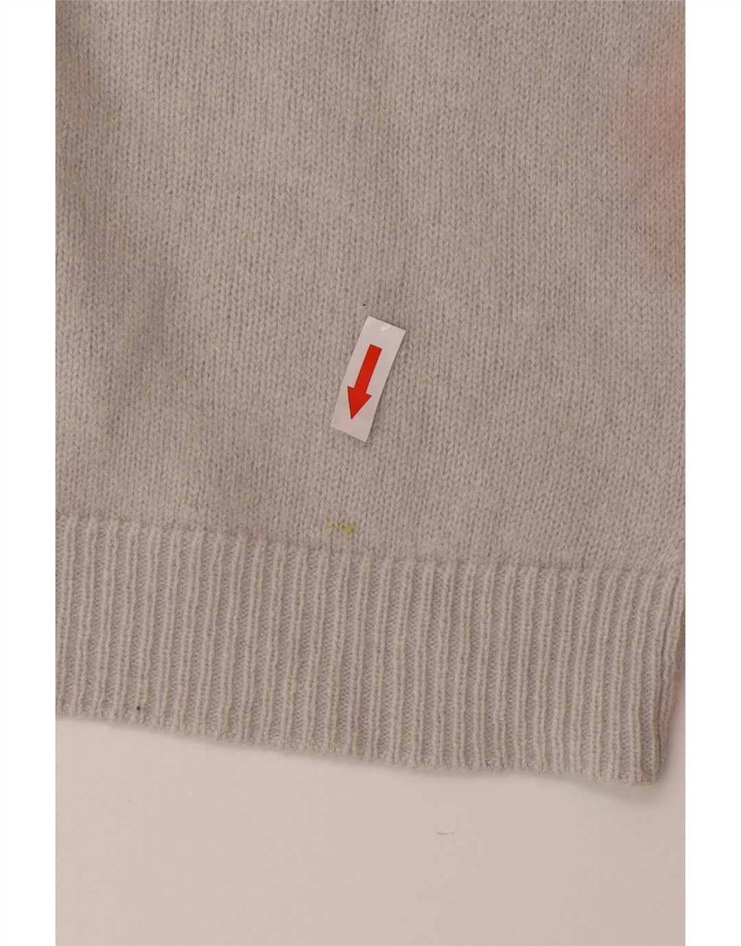 Massimo Dutti Dame V-hals sweater UK 12 Medium Grå