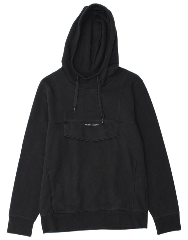Hollister Boys Hoodie Jumper 13-14 år Lille sort bomuld