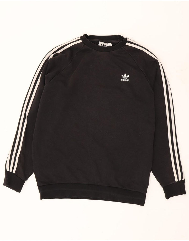 Adidas Sweatshirt Jumper Medium Sort bomuld til mænd