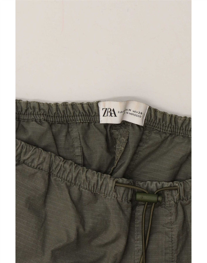 Zara Dame Maxi Nederdel Medium W28 Khaki