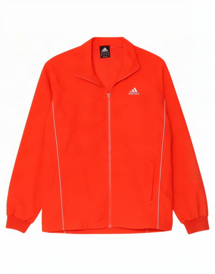 Adidas Træningsdragt til mænd Topjakke UK 40/42 Medium Rød Polyester