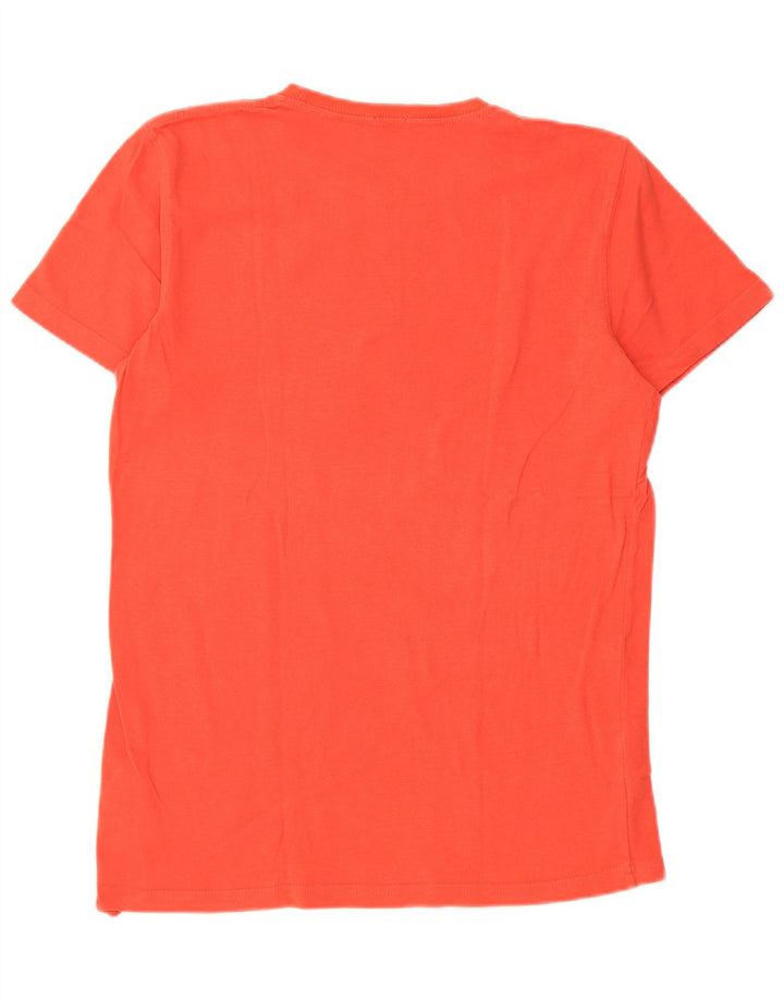 Tommy Hilfiger Herre Grafisk T-Shirt Top Medium Orange