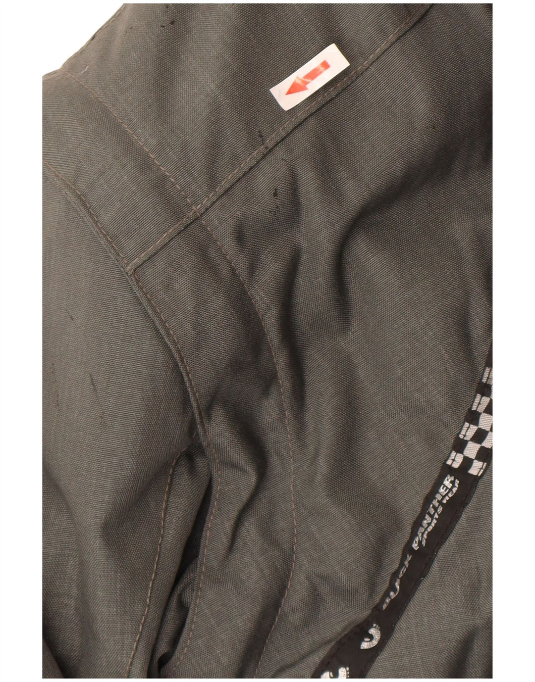 Black Panther Herre Graphic Racer Jacket UK 38 Medium Grey