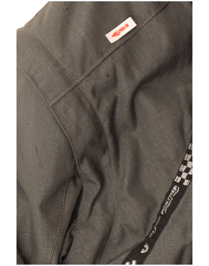 Black Panther Herre Graphic Racer Jacket UK 38 Medium Grey
