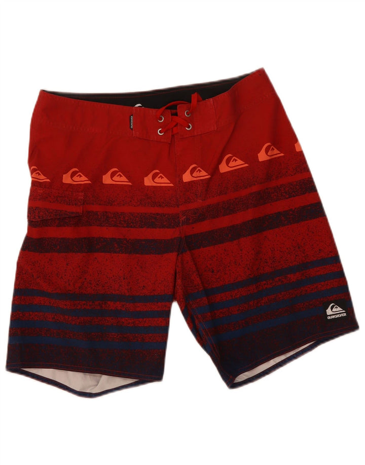 Quiksilver Herre grafiske svømmeshorts Medium rødstribet