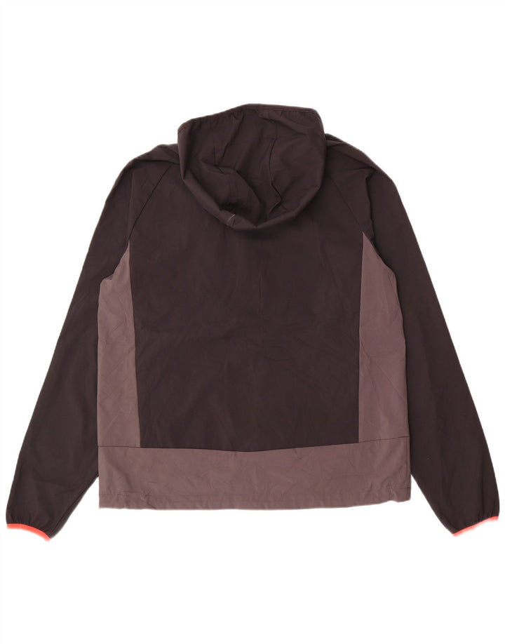 Mountain Warehouse Regnjakke med hætte til mænd UK 38 Medium Black Colourblock