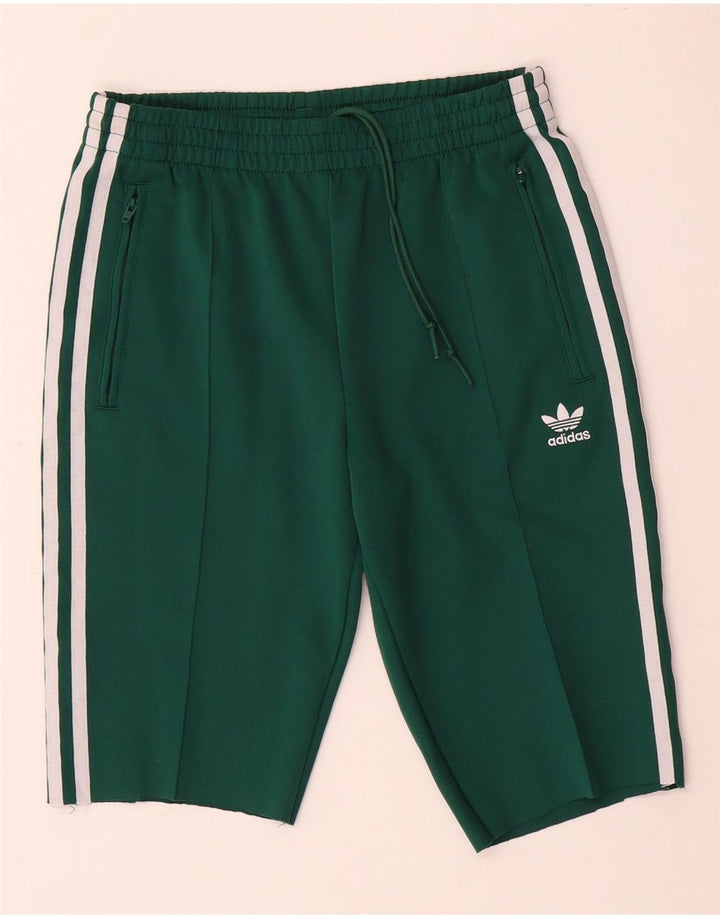 Adidas sportsshorts til kvinder UK 6 XS Grøn polyester