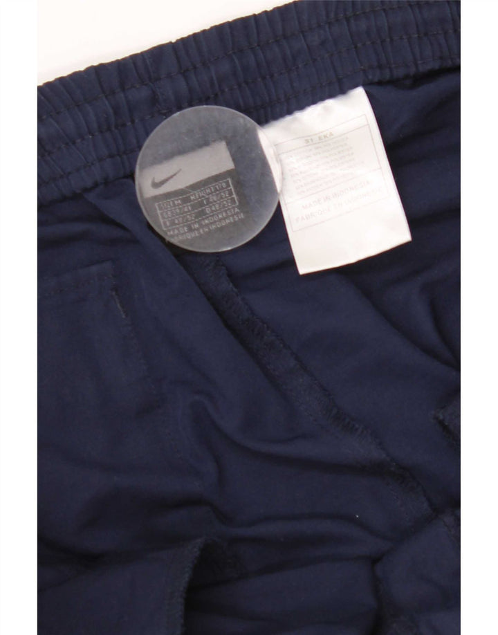 Nike Herre Cargo Bermuda Shorts Medium W36 Navy Blue Bomuld Sports