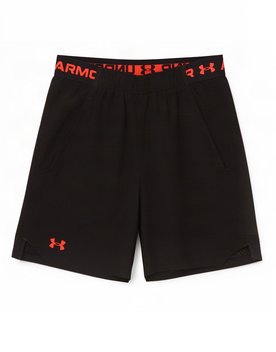 Under Armour Herre grafiske sportsshorts Små sorte polyester