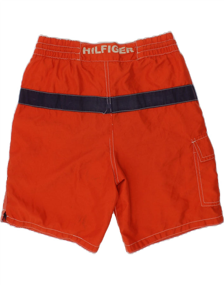 TOMMY HILFIGER Boys Swimming Shorts 5-6 Years Red Polyester Vintage Tommy Hilfiger and Second-Hand Tommy Hilfiger from Messina Hembry 