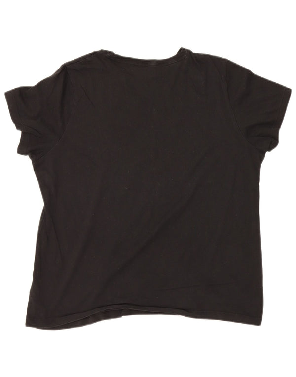 Puma Grafisk T-Shirt Top til kvinder DK 18 XL Sort