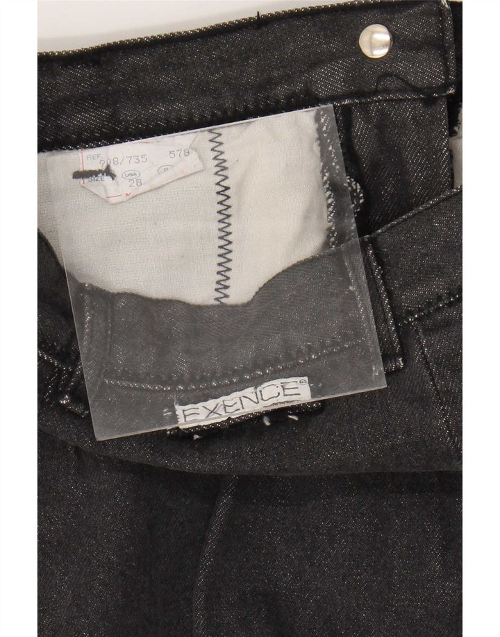 Vintage denimnederdel til kvinder Medium W28 Grå