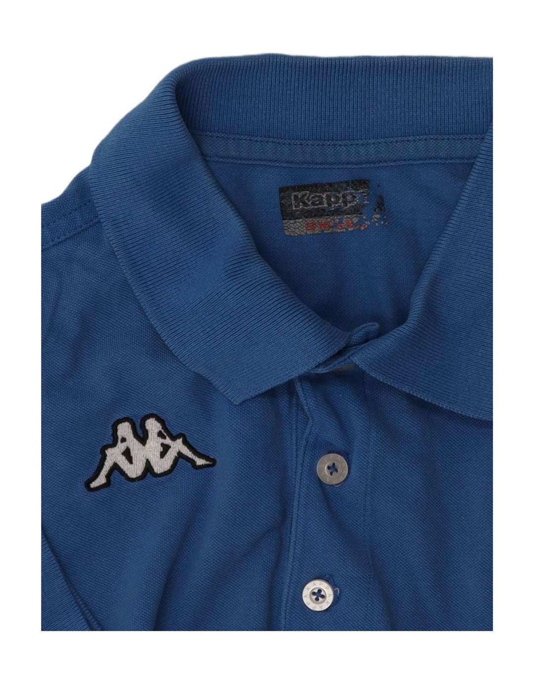 KAPPA Mens Polo Shirt Small Blue Cotton
