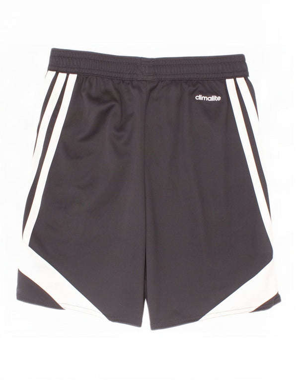 Adidas Boys Climalite Sportshorts 9-10 år Medium Sort Colourblock