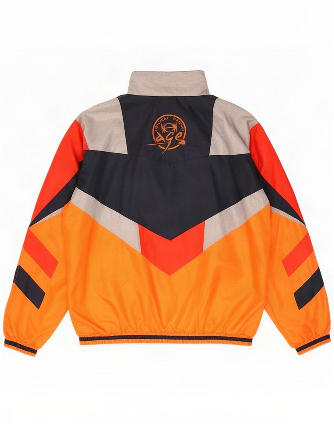 Vintage træningsdragt til mænd Topjakke XL Flerfarvet Colourblock Polyester
