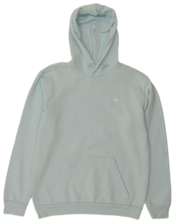 Adidas Herre hættetrøje Jumper Medium Blue Bomuld
