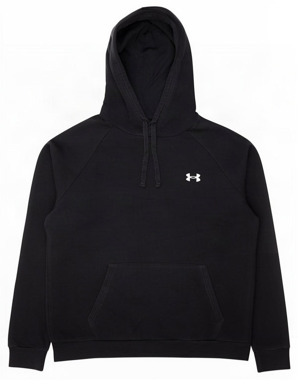 Under Armour Herre Cold Gear Hættetrøje Jumper Large Navy Blue Bomuld