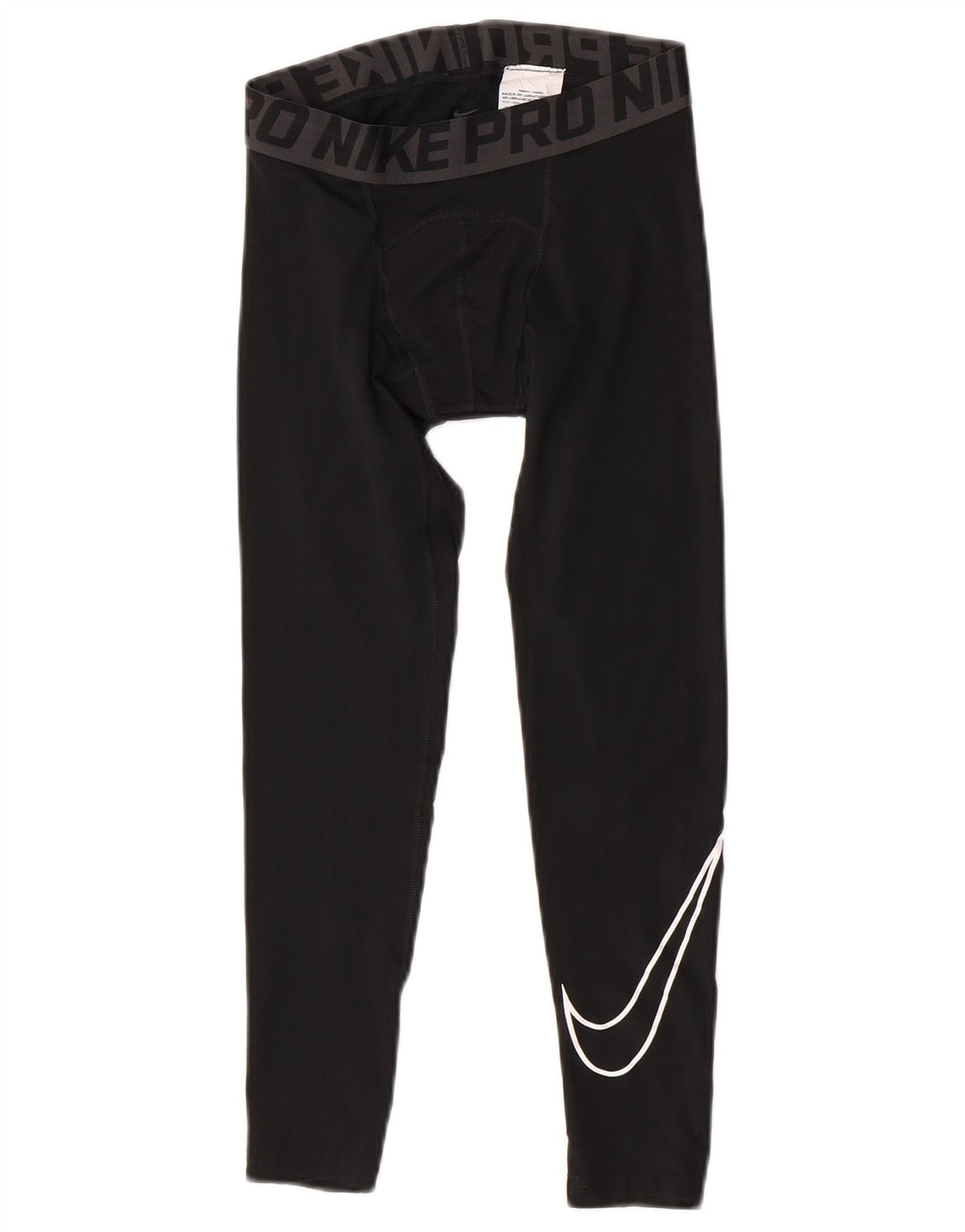 Nike Boys Compression Graphic Leggings 10-11 år Medium Sort Polyester