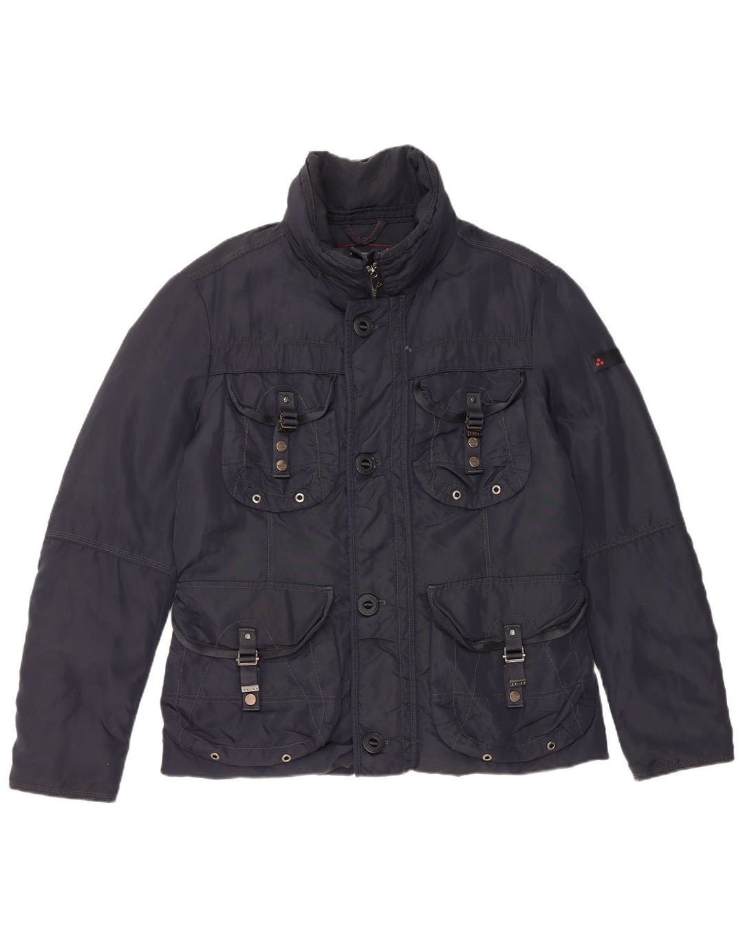 PEUTEREY Herre Utility Jacket UK 38 Medium Navy Blue Polyamid