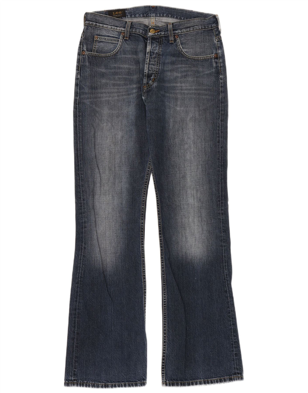 LEE Herre Denver Bootcut Jeans W33 L34 Blå Bomuld