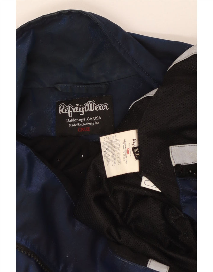 Refrigiwear Girls Cruz Bomber Jacket 13-14 Years XL Navy Blue Polyester