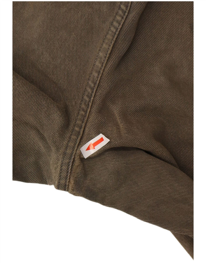 HUGO BOSS Herre Arkansas Straight Jeans W34 L34 Khaki Bomuld