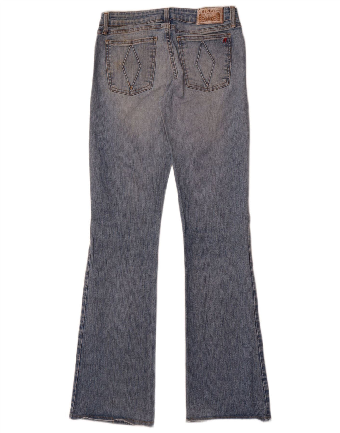Replay Herre Bootcut Jeans W28 L31 Blå Bomuld