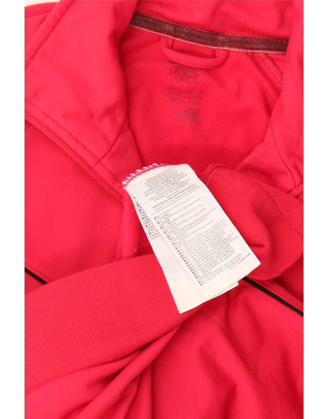 Nike træningsdragt topjakke til kvinder UK 12 Medium Pink Polyester