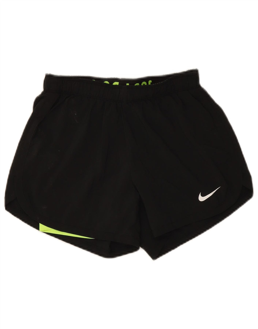 Nike Dame Dri Fit Sport Shorts UK 8 Small Black
