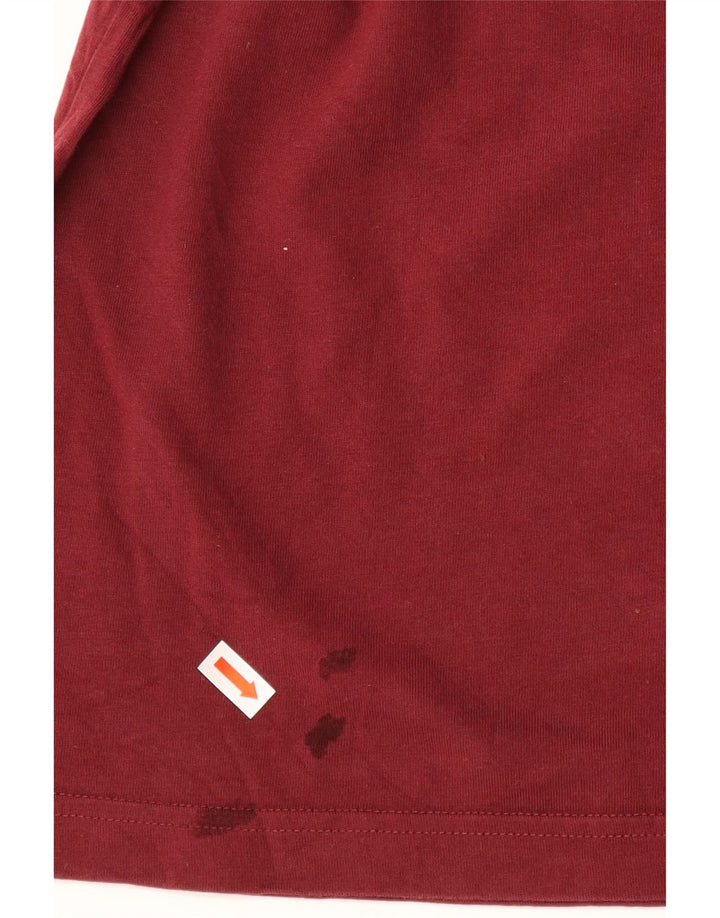 Calvin Klein Herre grafisk T-shirt Top Medium Rød Bomuld