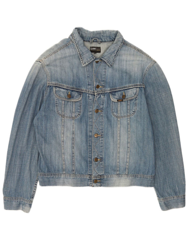 Lee Mens Denim Jacket UK 44 2XL Blue Cotton