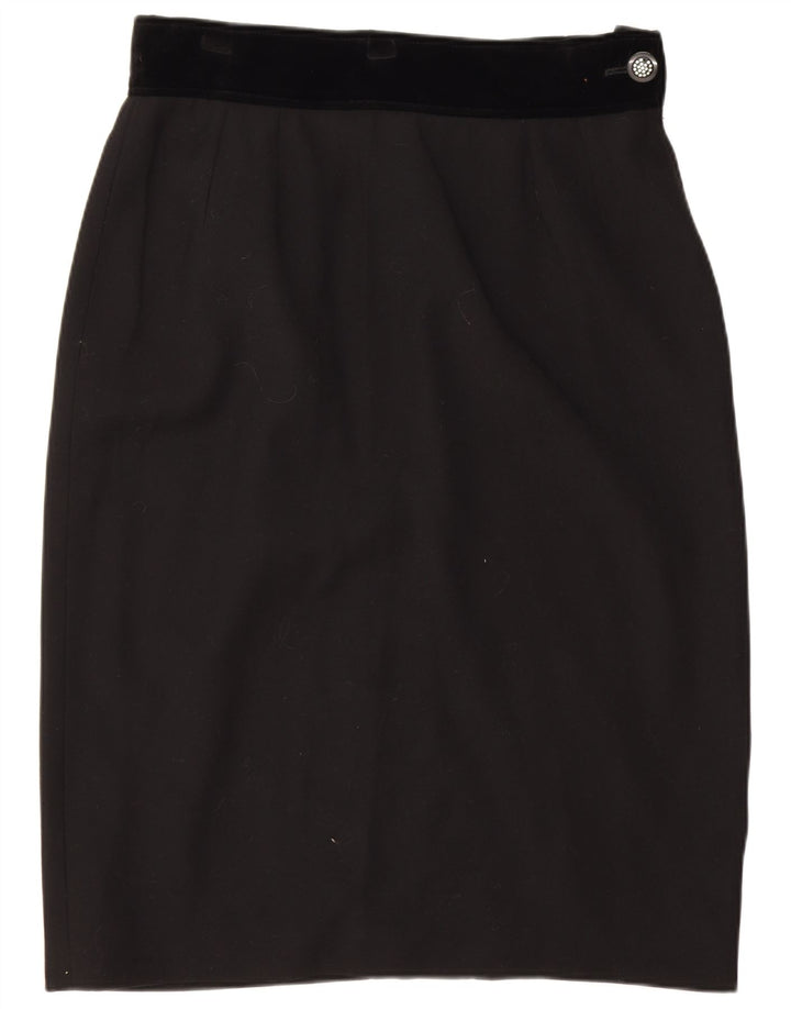 Valentino Pencil Nederdel til kvinder UK 12 Medium W30 Sort