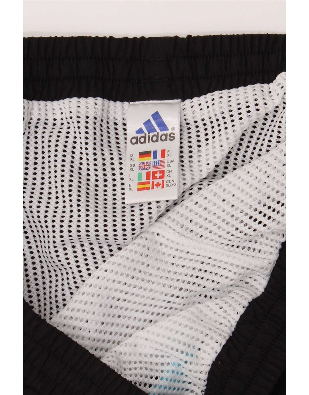 Adidas Badeshorts til mænd XL Sort Colourblock Polyester