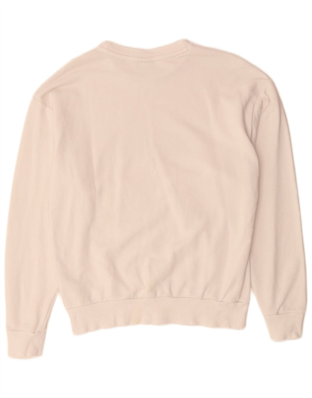 PUMA grafisk sweatshirt til mænd, lille råhvid bomuld