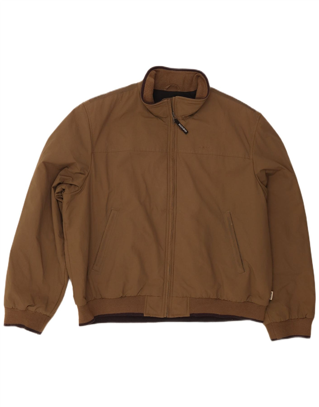 Geox Respira Bomberjakke til mænd UK 48 4XL Brun Nylon
