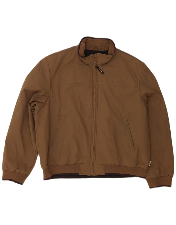 Geox Respira Bomberjakke til mænd UK 48 4XL Brun Nylon