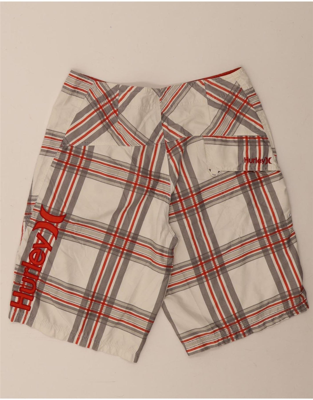 Hurley Herre grafiske svømmeshorts Store hvidternede polyester
