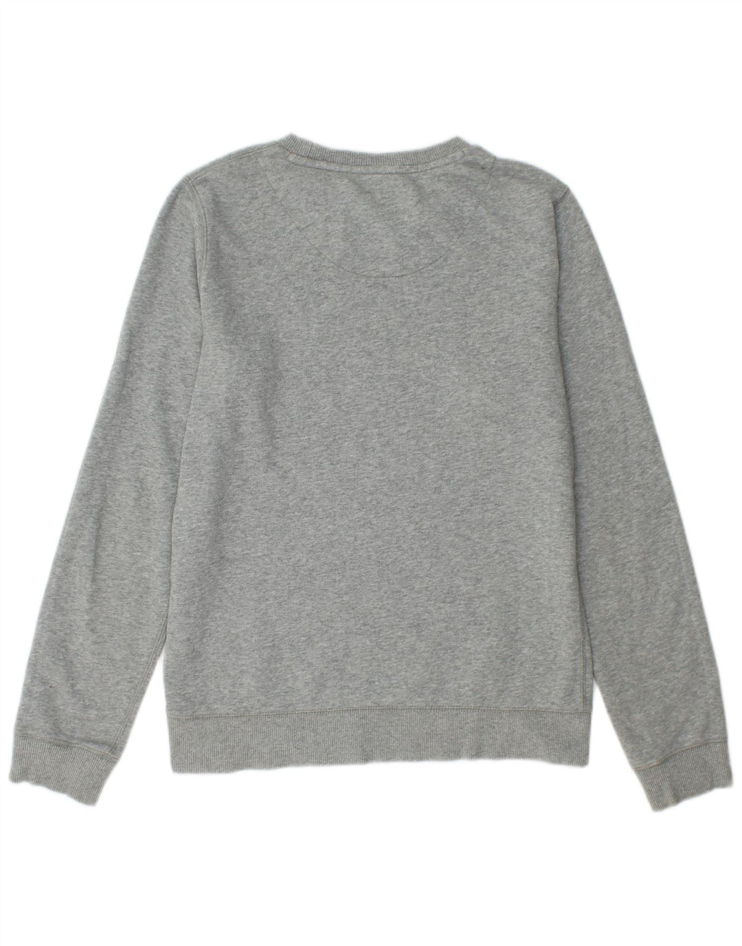 SUPERDRY Womens Graphic Sweatshirt Jumper Medium Grey Cotton