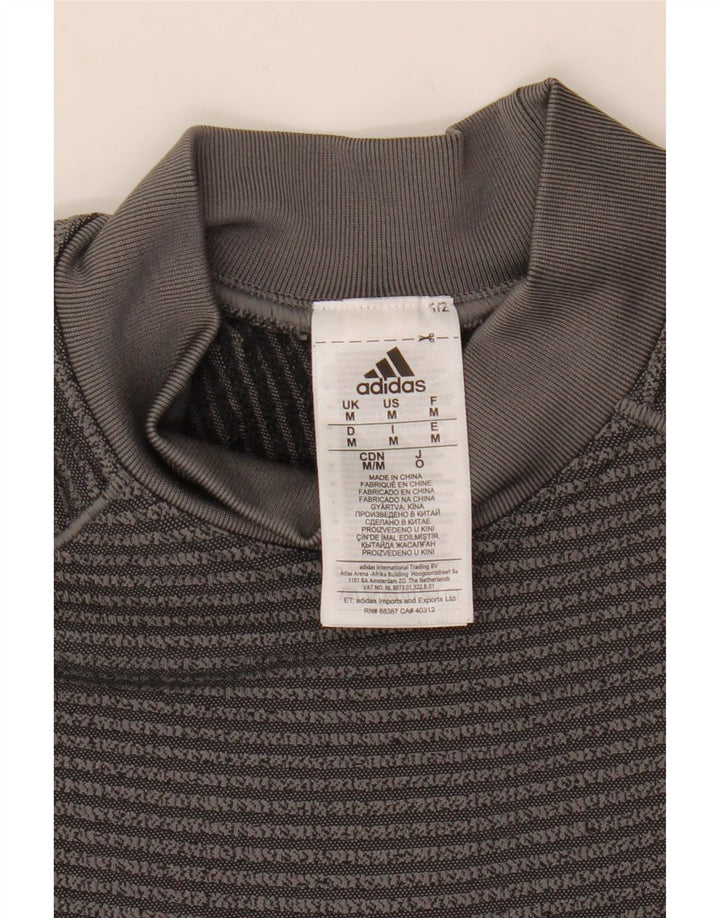Adidas Herre Top Langærmet Medium Grey Polyester